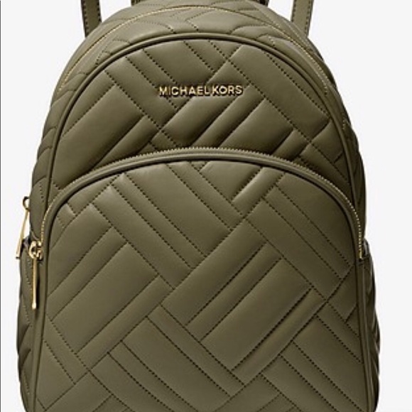 Abbey Medium Quilted Leather Backpack main image 4